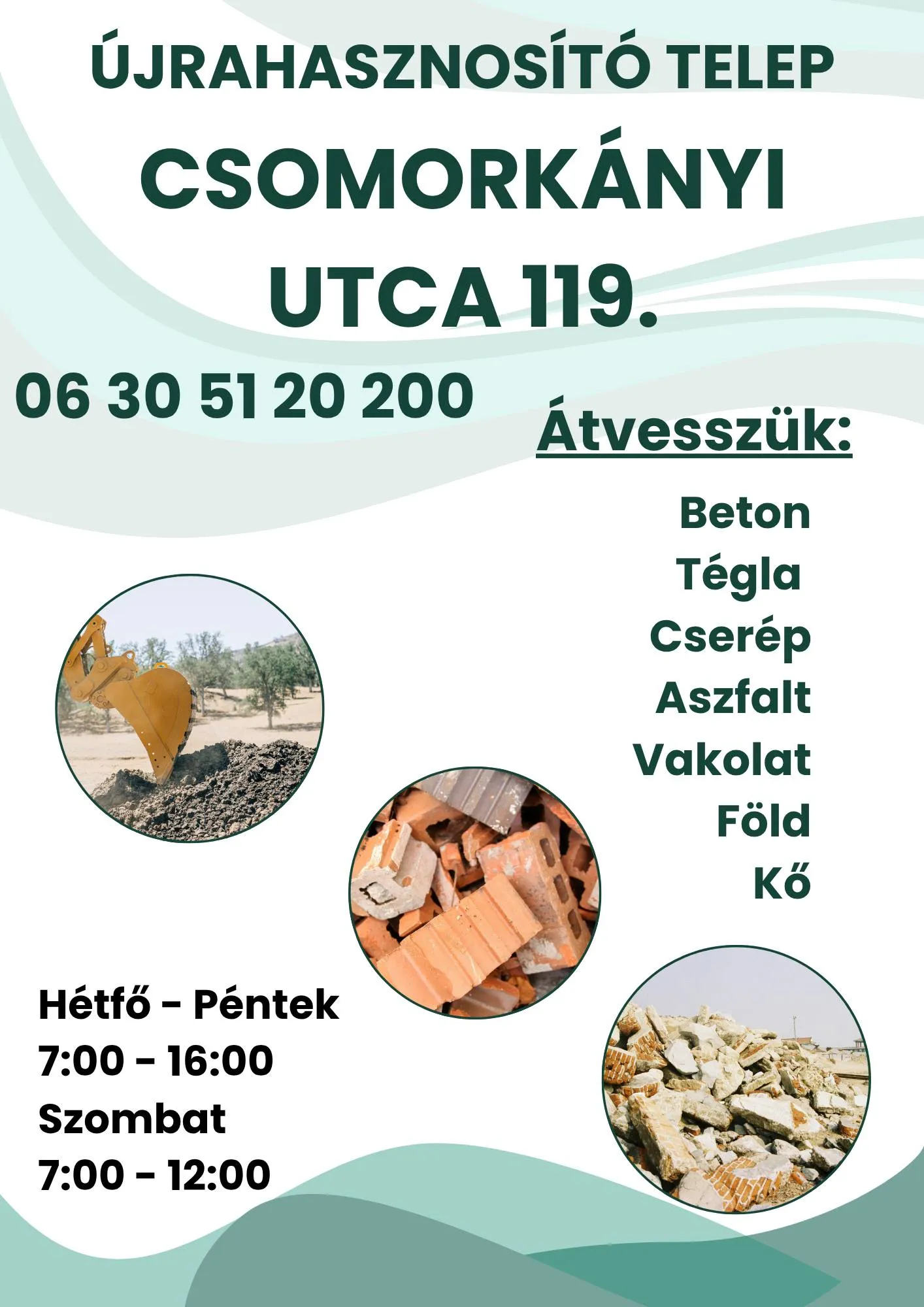 Újrahasznosított anyagok